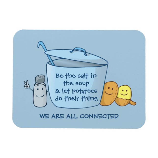 Salty Potato Soppa Magnet (Horisontell)