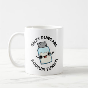 Salty Puns är natriumfunna kemiskt saltpun Kaffemugg