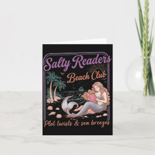 Salty Readers Beach Club-böcker Handlingstvåtar Ha Kort