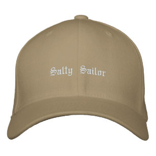 Salty Sailor Hat Broderad Keps