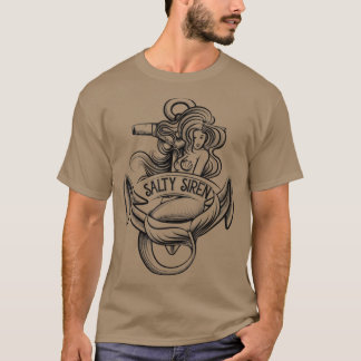 Salty Siren Girls Resa Cruise Sjöjungfru Nautical T Shirt