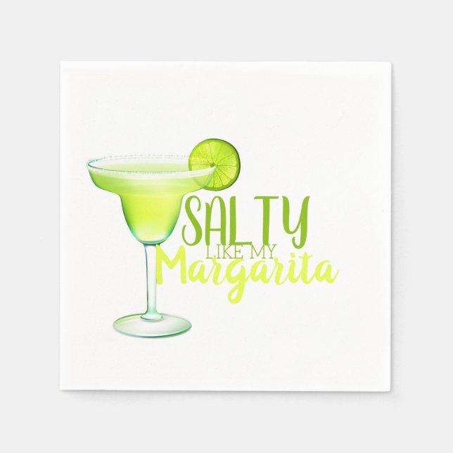 Salty som min Margarita Pappersservett (Framsidan)