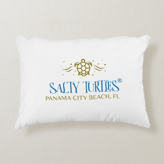 Salty Turtles Dekorativ kudde (Framsidan)