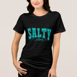 Salty Vibes – Rolig Beach T-shirt för sommarlovet