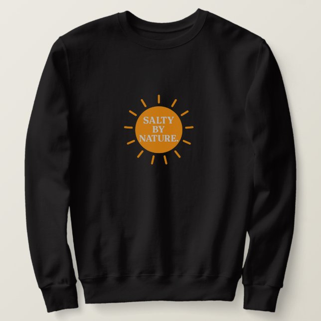 SaltyByNature Sol & Snögubbe Sweatshirt (Design framsida)