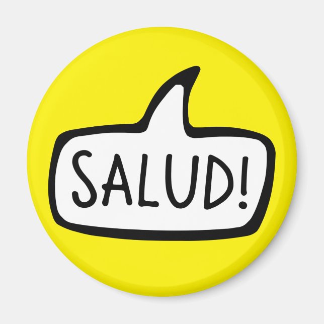 Salud! Bretagne Hälsning Hej, Brezhoneg Magnet (Framsidan)