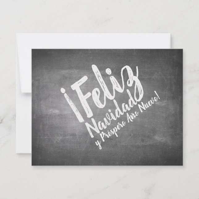 Saludos De Navidad en La Pizarra (Framsida)