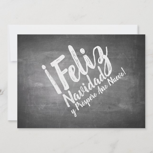 Saludos De Navidad en La Pizarra (Framsida)