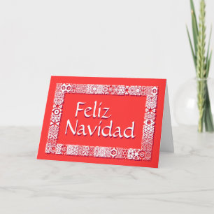 Saludos Feliz Tarjeta De Navidad. Saludo dentro Helgkort