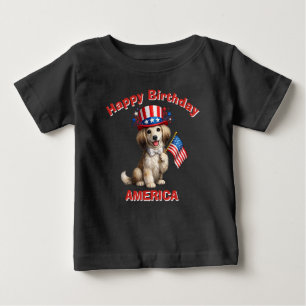 Saluki (2aa) Patriotisk Barn T-Shirt