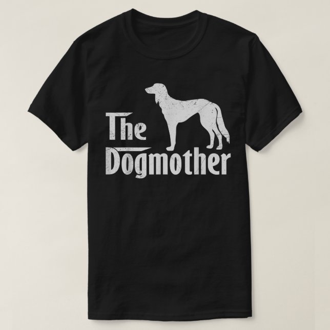 Saluki Älskare Gifts Hund Mors dag  T Shirt (Design framsida)