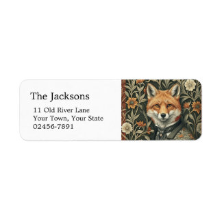 Saluki Arabian or Persian Hound Vintage Label Returadress Etikett