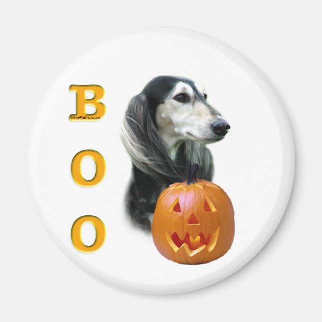 Saluki Boo Magnet (Framsidan)