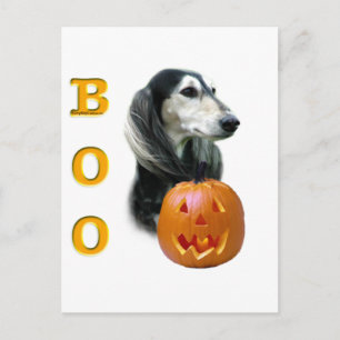 Saluki Boo Vykort