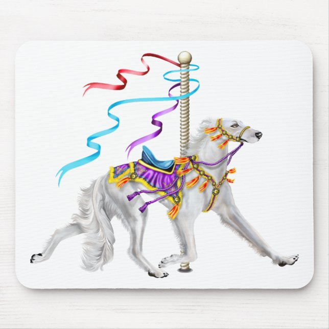 Saluki Carousel White Musmatta (Framsidan)