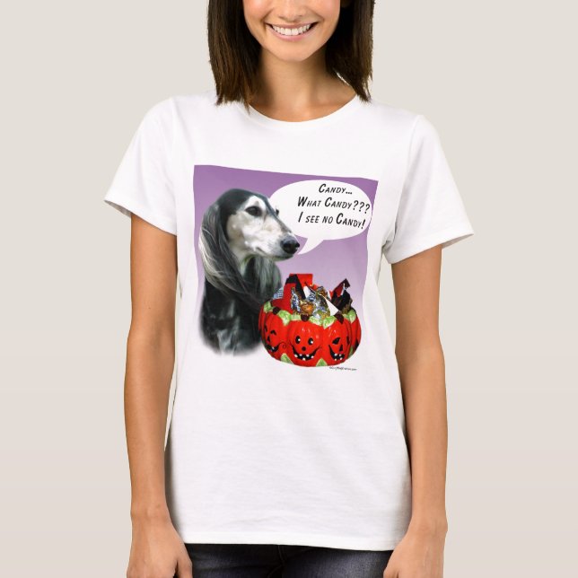 Saluki Halloween Candy Tee (Framsida)
