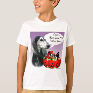 Saluki Halloween Candy Tee Shirt