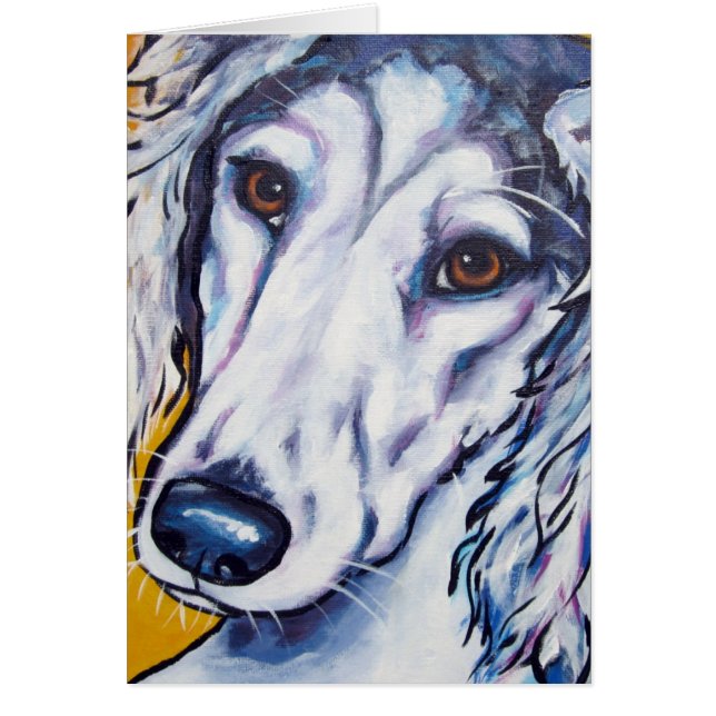 Saluki Hälsningskort (Framsidan)