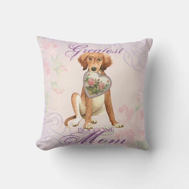 Saluki Heart Mamma Kudde (Framsida)