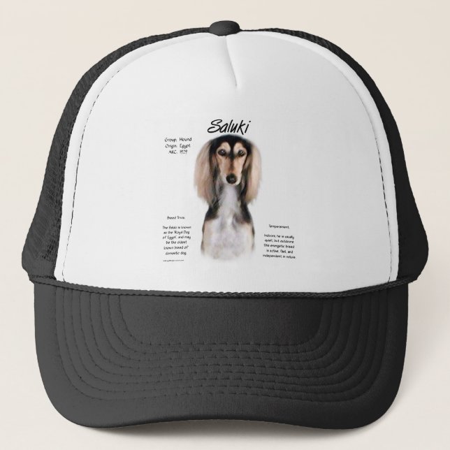 Saluki-historikdesign Keps (Framsida)