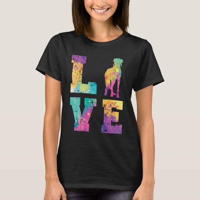 Saluki Love T Shirt (Framsida)