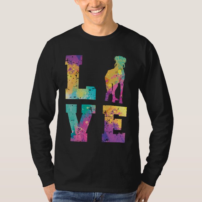 Saluki Love T Shirt (Framsida)