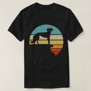 Saluki Owner Retro Vintage 60 s 70 Hund älskare T Shirt