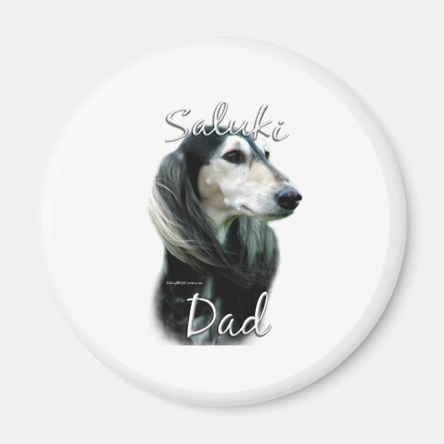Saluki Pappa 2 Magnet (Framsidan)
