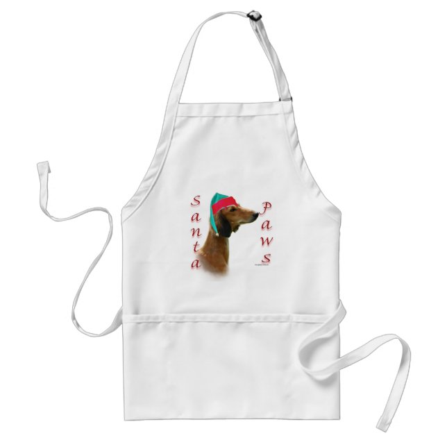 Saluki Santa Tassar Förkläde (Framsidan)