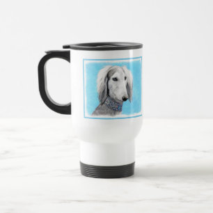 Saluki (Silver) - Färgning - Konst av rent Hund Resemugg