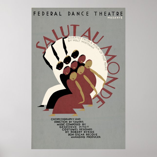 Salut Au Monde Poster (Framsidan)