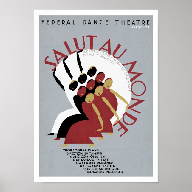 Salut Au Monde Poster (Framsidan)