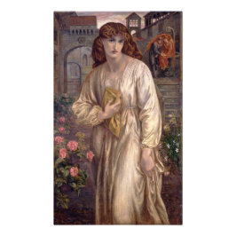 Salutation av Beatrice av Dante Gabriel Rossetti Fototryck