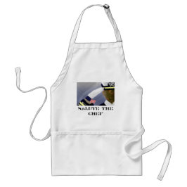 Salute Chef (Veterans White Standard Apron) Förkläde