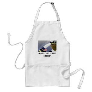 Salute Chef (Veterans White Standard Apron) Förkläde