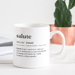 Salute Definition Italiana Ord Carpe Diem Kaffemugg