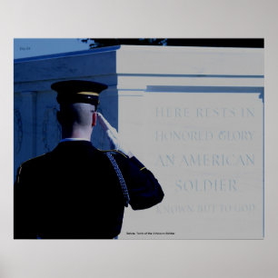Salute, Grav i den okända soldaten Poster