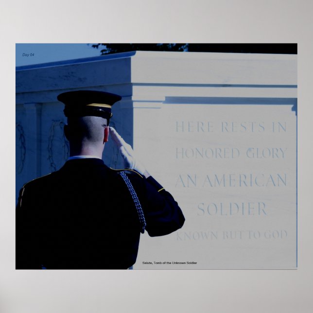Salute, Grav i den okända soldaten Poster (Framsidan)