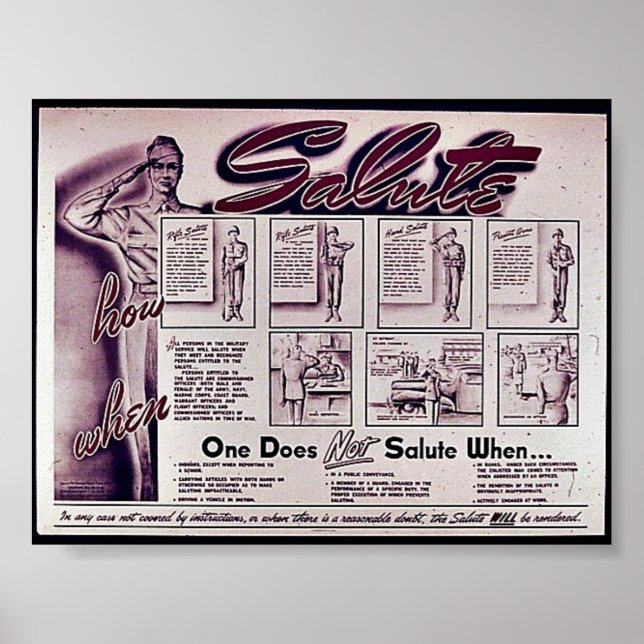 Salute Poster (Framsidan)