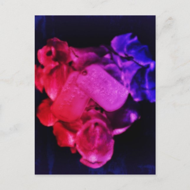 Salute Red, White and Blue Vykort (Framsida)