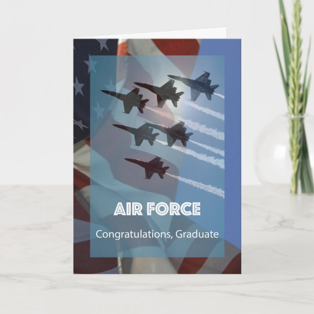 Salute Stater Luft Force Studenten Jet Salute Kort (Framsida)