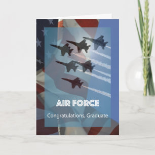 Salute Stater Luft Force Studenten Jet Salute Kort
