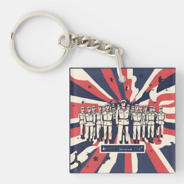 "Salute to Service: Lycklig väpnade styrkors dag"  (Framsidan)