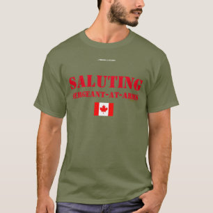 SALUTERA SERGEANT PÅ BEVÄPNA TRÖJA