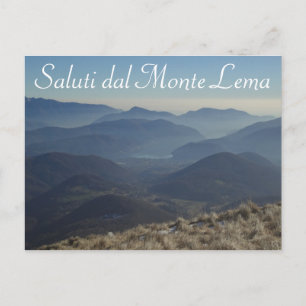 ’Saluti dal Monte Lema’ - schweiziskt vykort