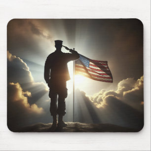 Saluting American Soldier Musmatta