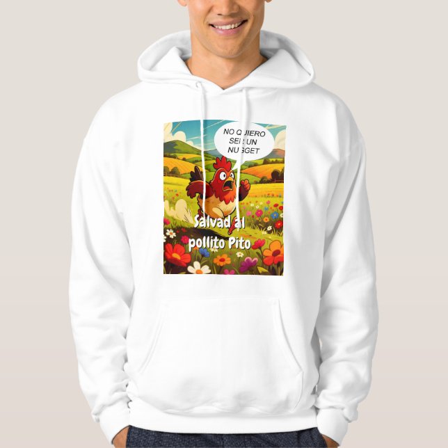 salvad al pollito pito hoodie (Framsida)