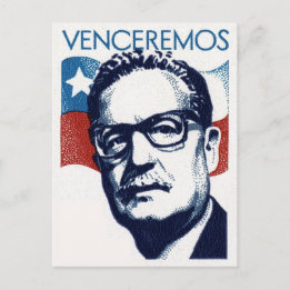 Salvador Allende - Venceremos Vykort