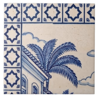Salvador Azulejo Mural Kakel 1 av 6 Övre vänstra