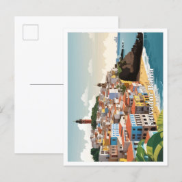 Salvador Bahia Brasil Resemotiv Illustration från Vykort